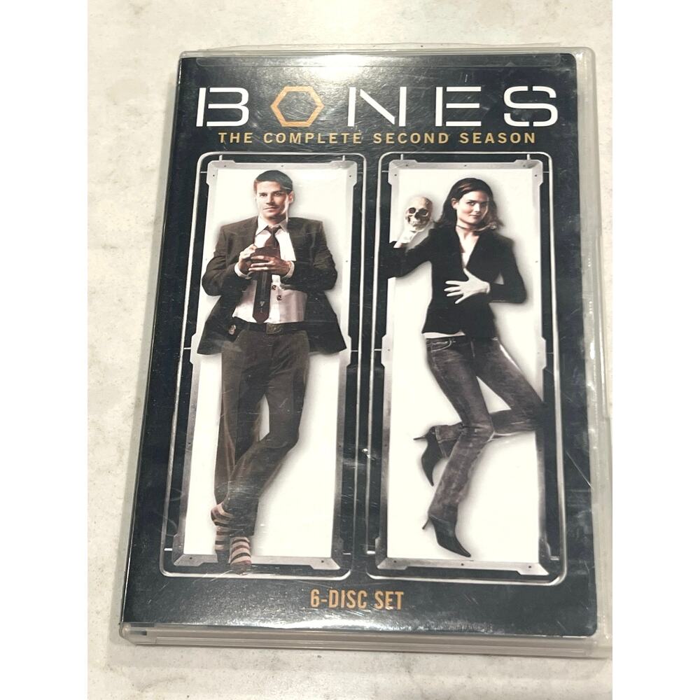 Bones 6 disc DVD set of‎ the complete second season with 21 episodes